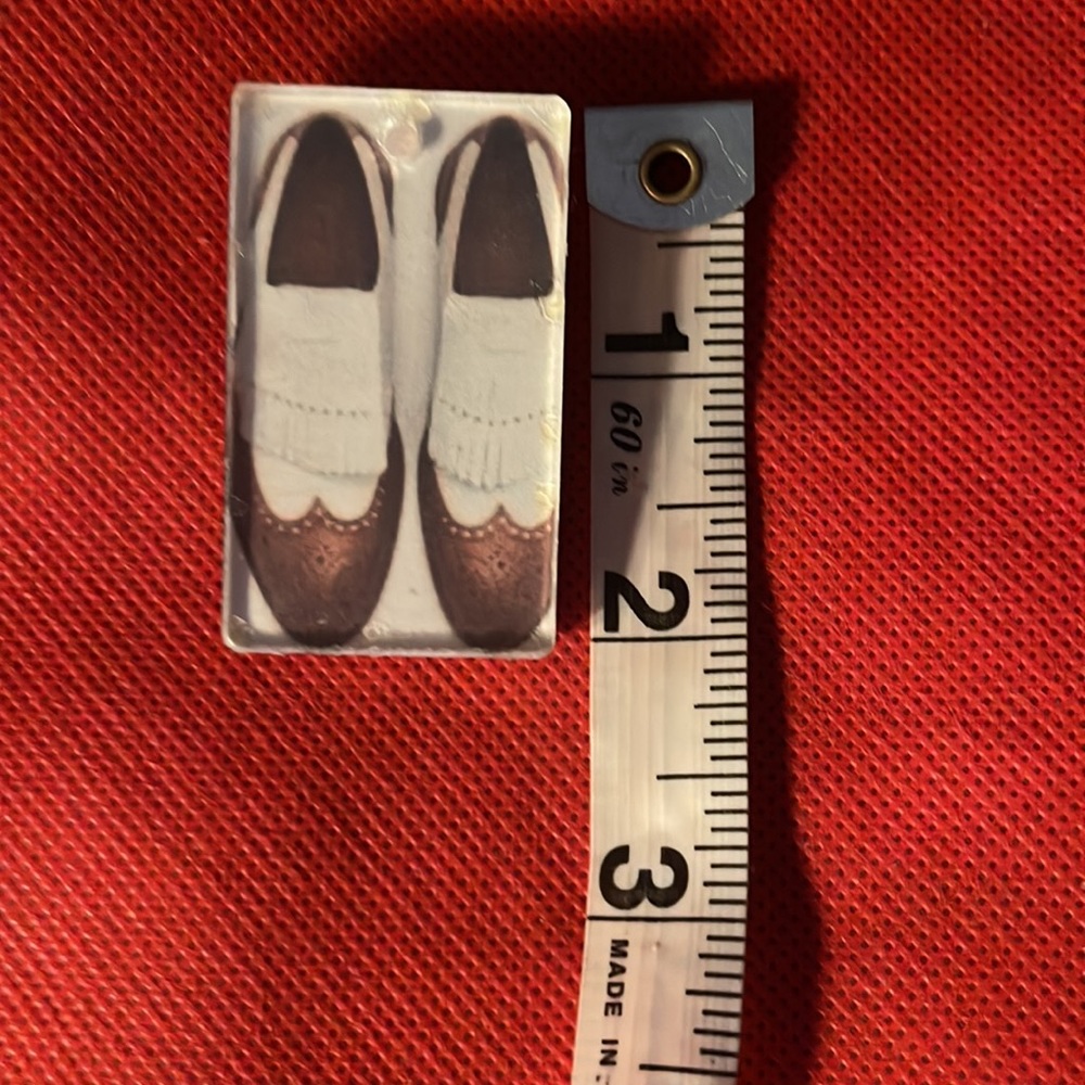 Lapel Brooch Pin ( “Spectators Shoes” ) - Picture 4 of 4